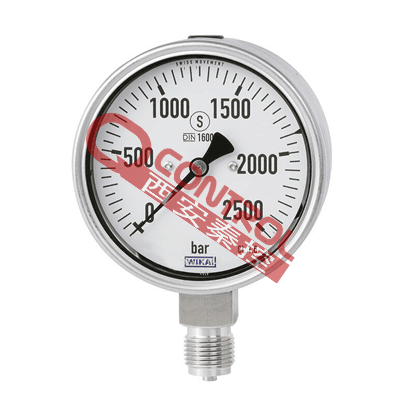  WIKA高压压力表PG23HP-S 300MPA水射流切割专用压力表