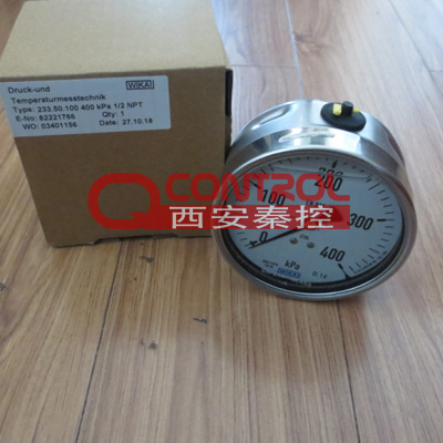 PGE23.100-O德国WIKA威卡1.6级不锈钢耐震压力表